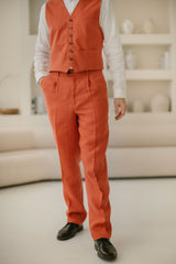 Classic Linen Pants For Men