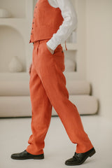 Classic Linen Pants For Men