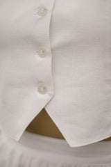Linen Waistcoat Skirt Set