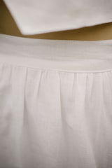 Linen Waistcoat Skirt Set