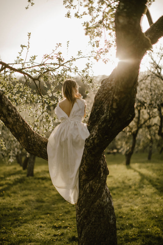 LINEN WEDDING DRESSES. Handcrafted. Ethically made. Made To Order. Linen Wedding Dress