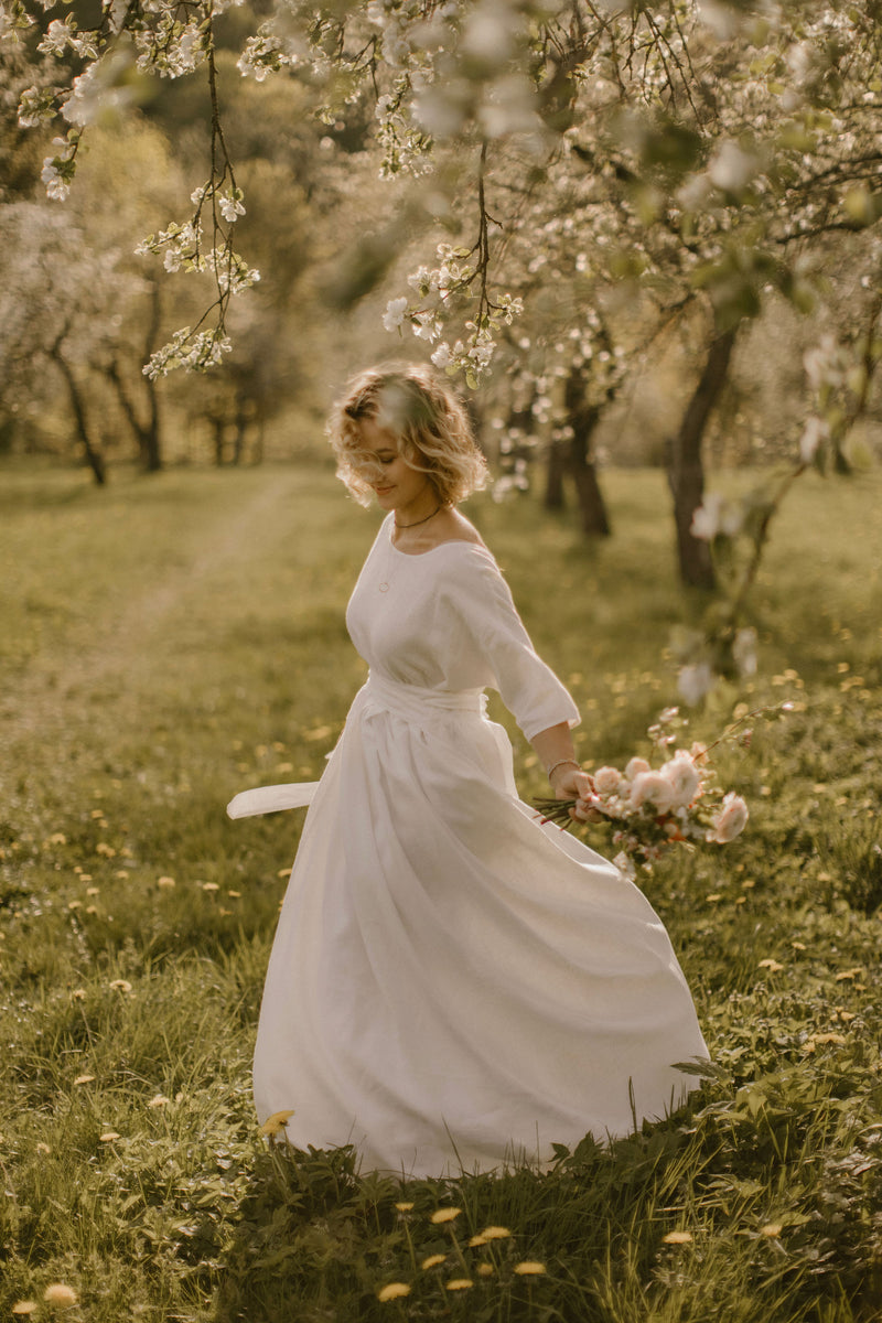 Linen Boho Wedding Dress. Handcrafted. World Wide Shipping. Linen Wedding Dress Linen Boho Wedding Dress. Handcrafted. World Wide Shipping. Linen Wedding Dress