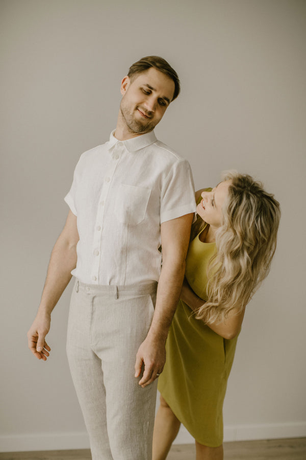 Men's Linen Shirt. Handcrafted. World Wide Shipping. Linen Wedding Dress Men's Linen Shirt. Handcrafted. World Wide Shipping. Linen Wedding Dress