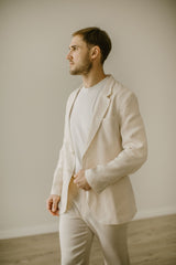 Linen Wedding Suit For Men