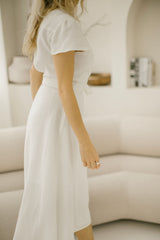 Barefoot Linen Wedding Dress