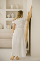 Barefoot Linen Wedding Dress