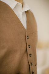 Classic Linen Vest
