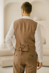 Classic Linen Vest