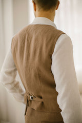 Classic Linen Vest