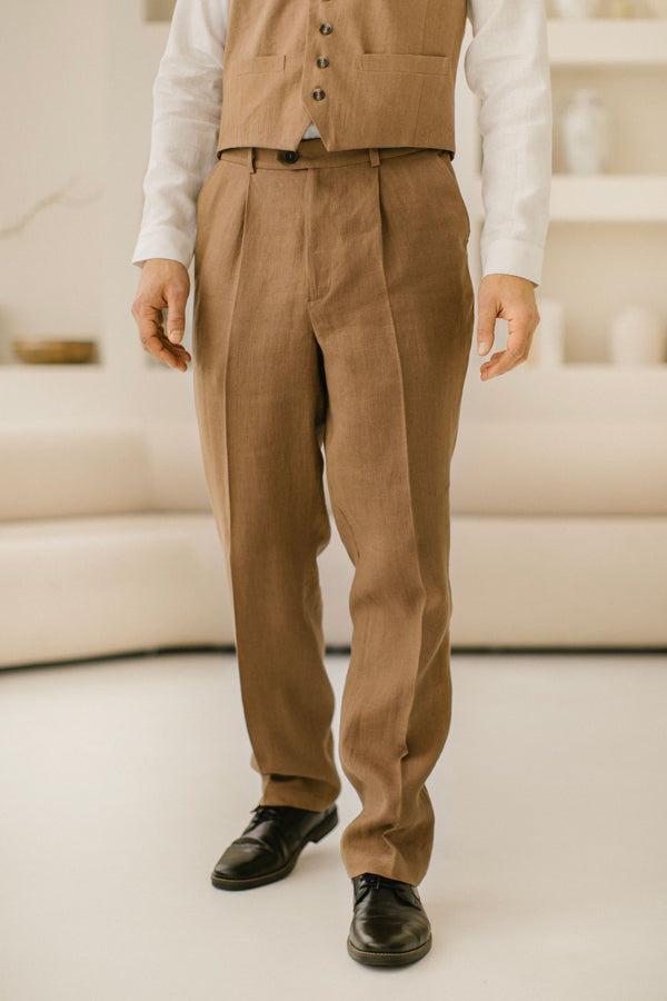 Men's Linen Trousers / Shorts. Handcrafted. World Wide Shipping. Linen Wedding Dress Men's Linen Trousers / Shorts. Handcrafted. World Wide Shipping. Linen Wedding Dress
