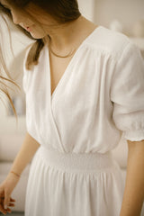 Linen Countryside Wedding Dress