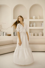Linen Countryside Wedding Dress