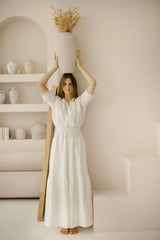 Linen Countryside Wedding Dress