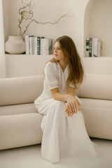 Linen Countryside Wedding Dress