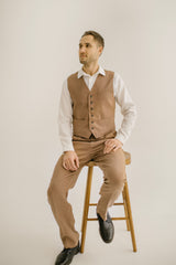 Classic Linen Wedding Suit (Set Of 2)