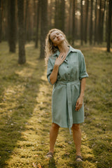 Linen Shirt Dress
