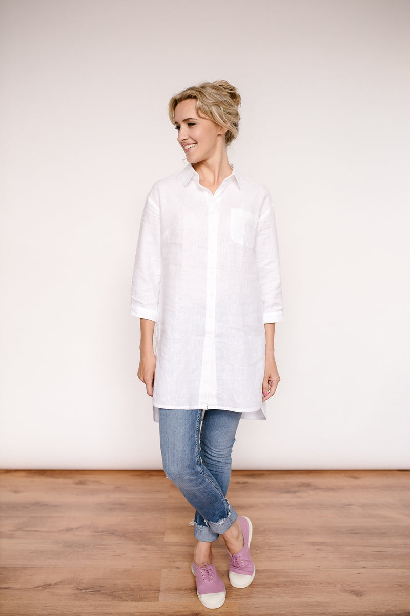 Linen tunic shirt