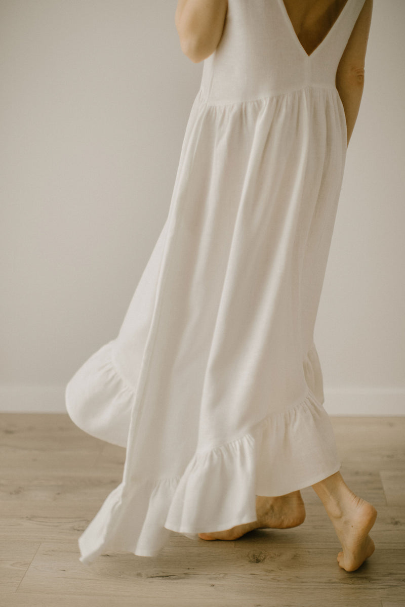 Asymmetrical Wedding Dress