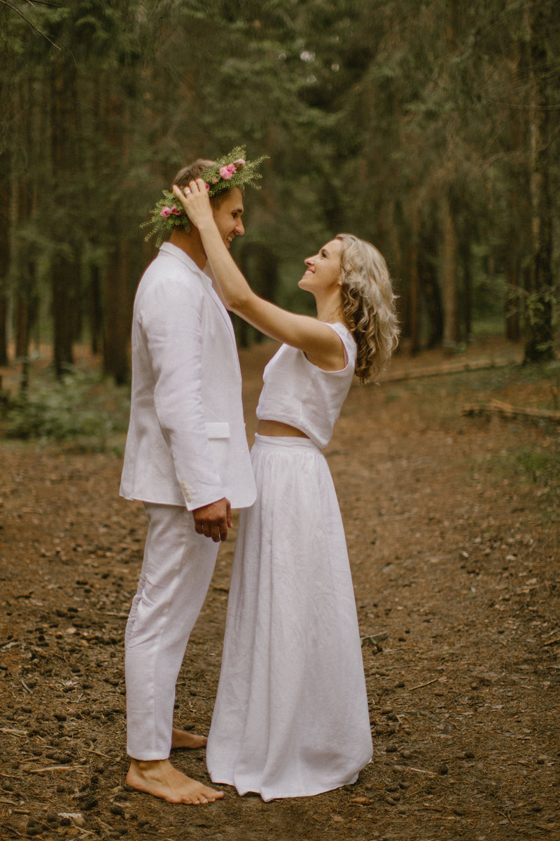 Forest Wedding Dress. Handcrafted. World Wide Shipping. – Linen Wedding Dress Forest Wedding Dress. Handcrafted. World Wide Shipping. – Linen Wedding Dress