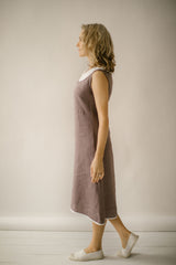 Linen Peter Pan Dress