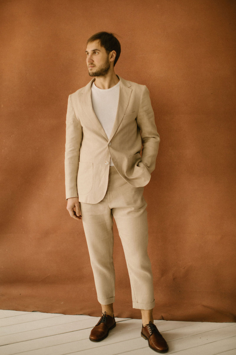 Linen Wedding Suit For Men