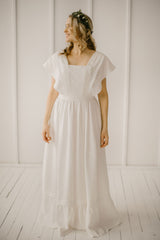 Linen Wedding Dress