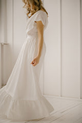 Linen Wedding Dress