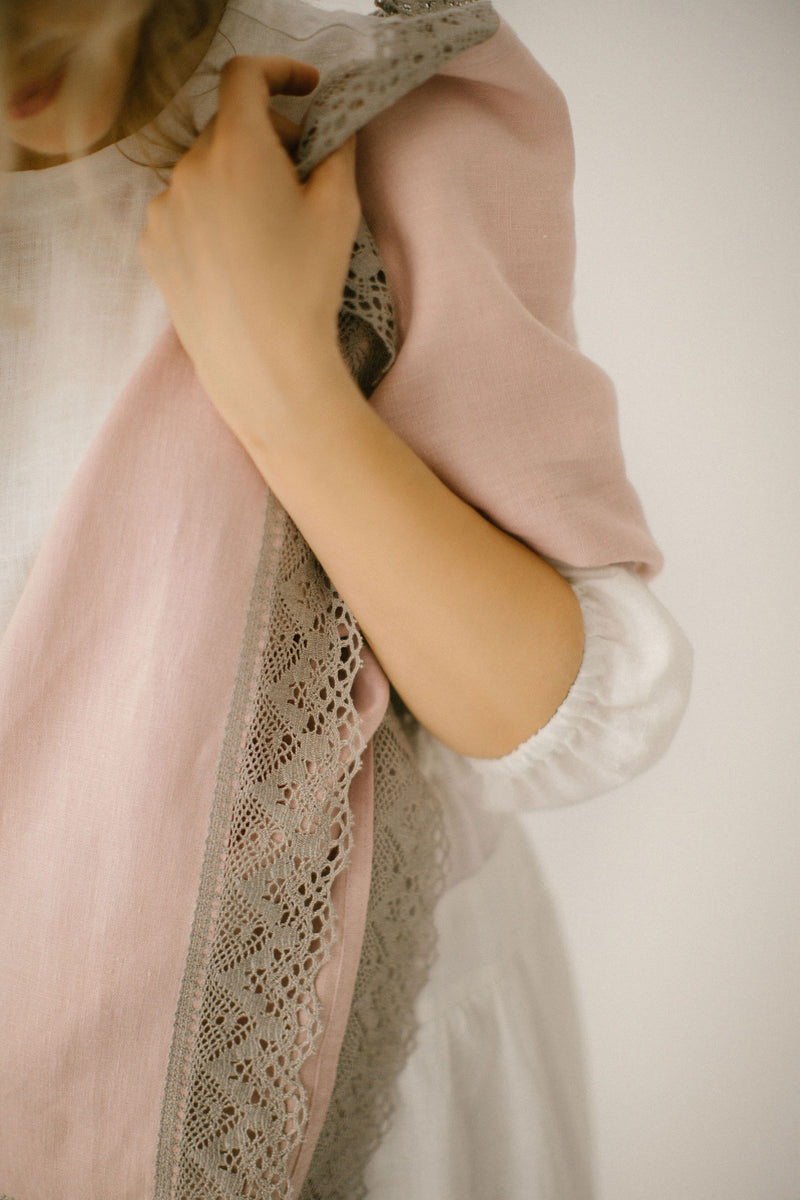 Linen Wedding Shawl