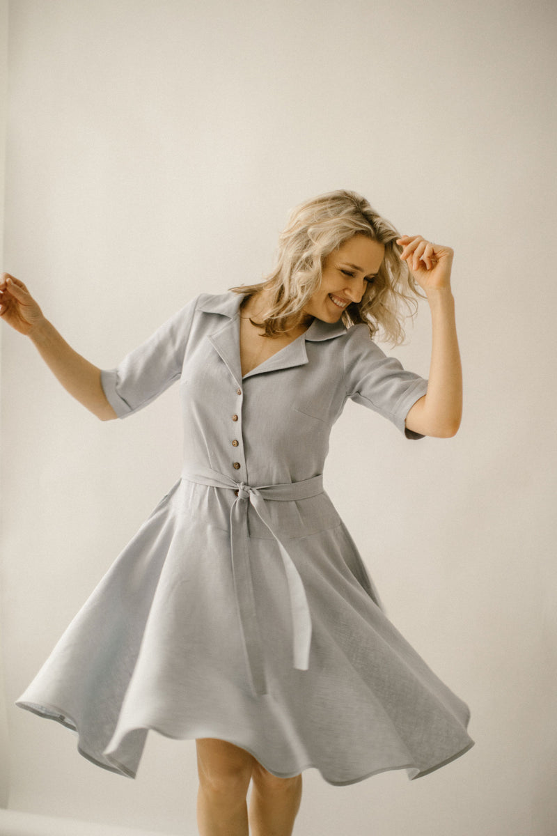 Swing Linen Dress