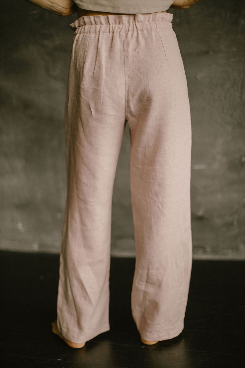 Loose linen pants
