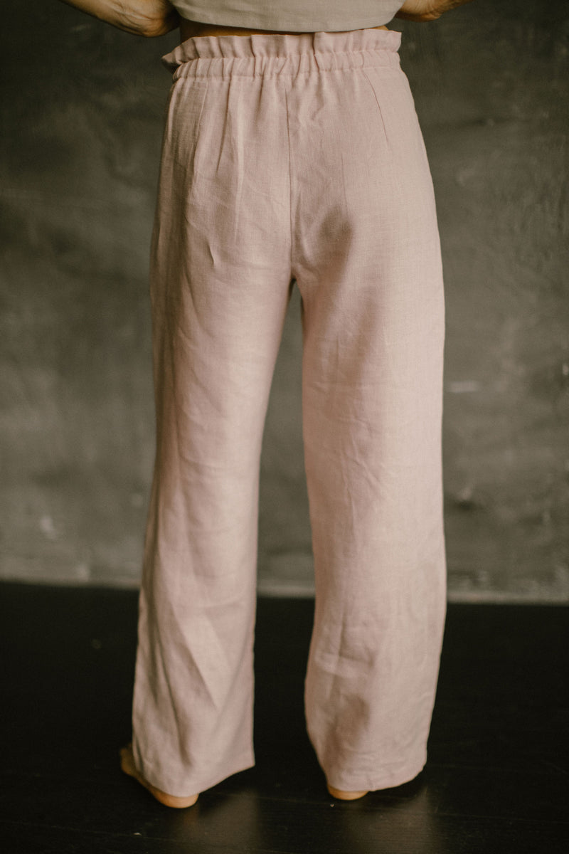 Loose linen pants