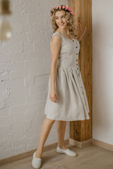 Linen Rustic Dress