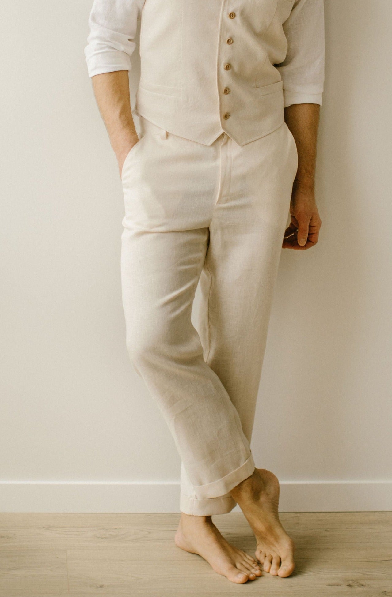 Linen Pants For Men. Handcrafted. Ethically Made. World Wide Shipping