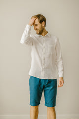 Relaxed Linen Groom Shirt