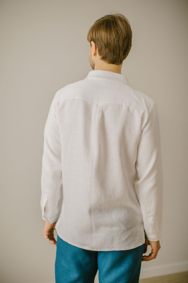 Relaxed Linen Groom Shirt