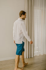 Relaxed Linen Groom Shirt