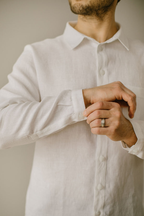 Relaxed Linen Groom Shirt