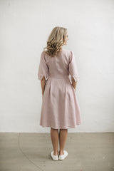 Linen Vintage Dress