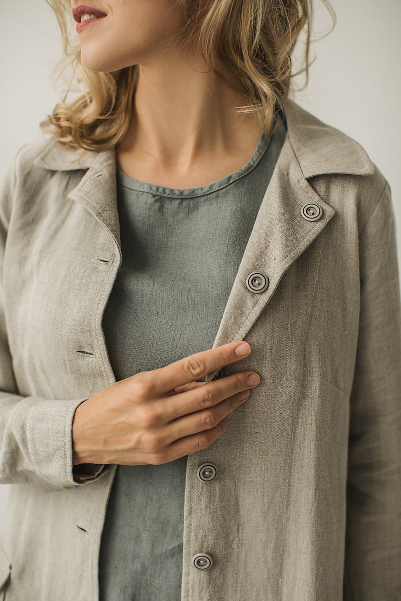 Linen coat