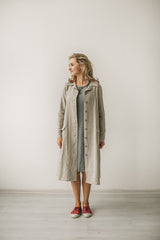 Linen coat