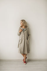 Linen coat