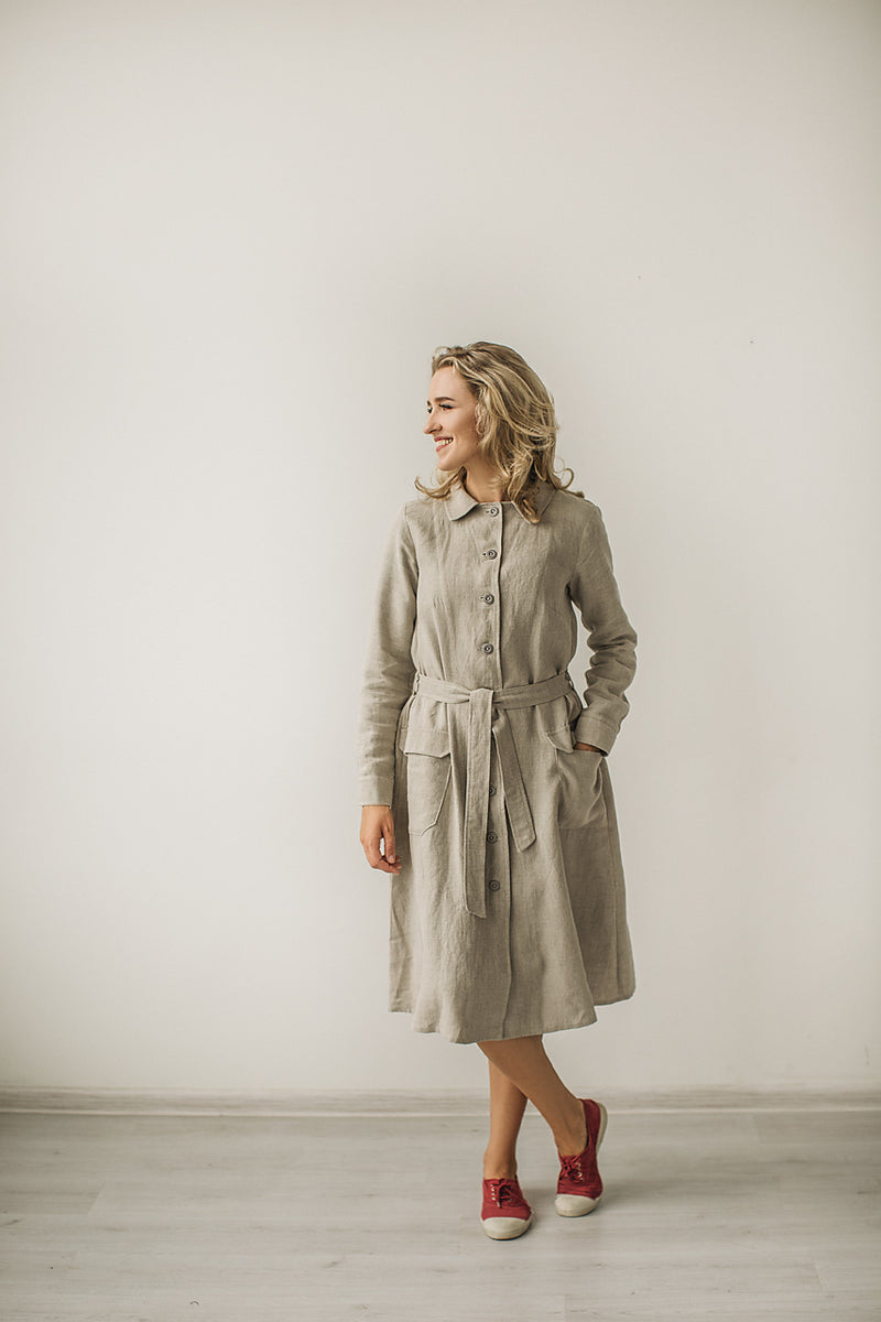 Linen coat