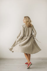 Linen coat