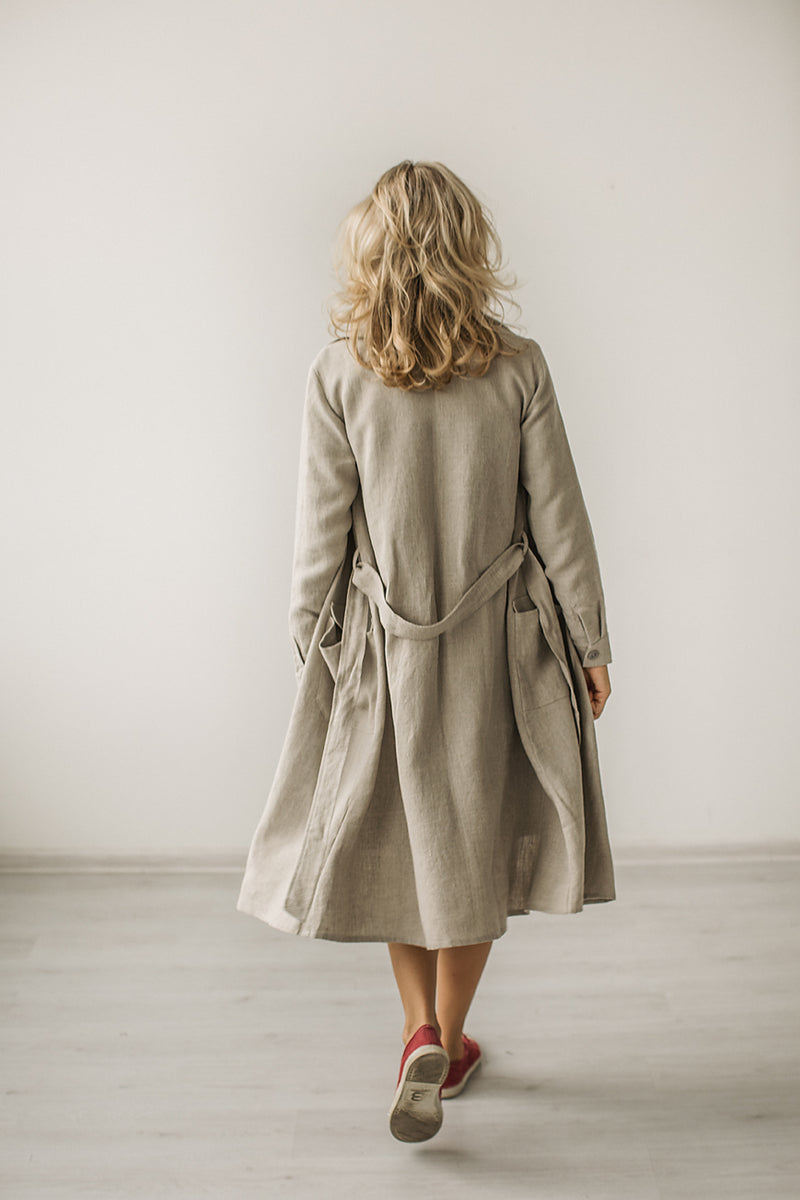 Linen coat