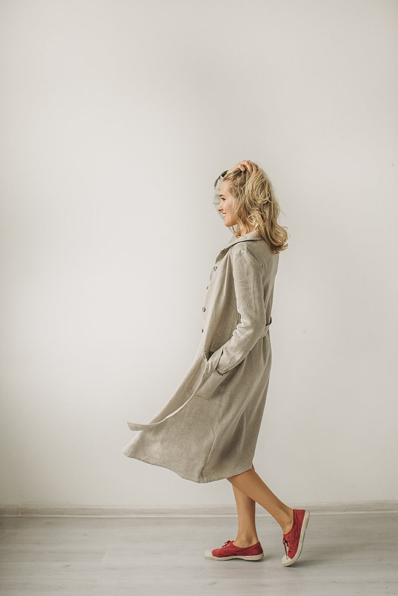 Linen coat