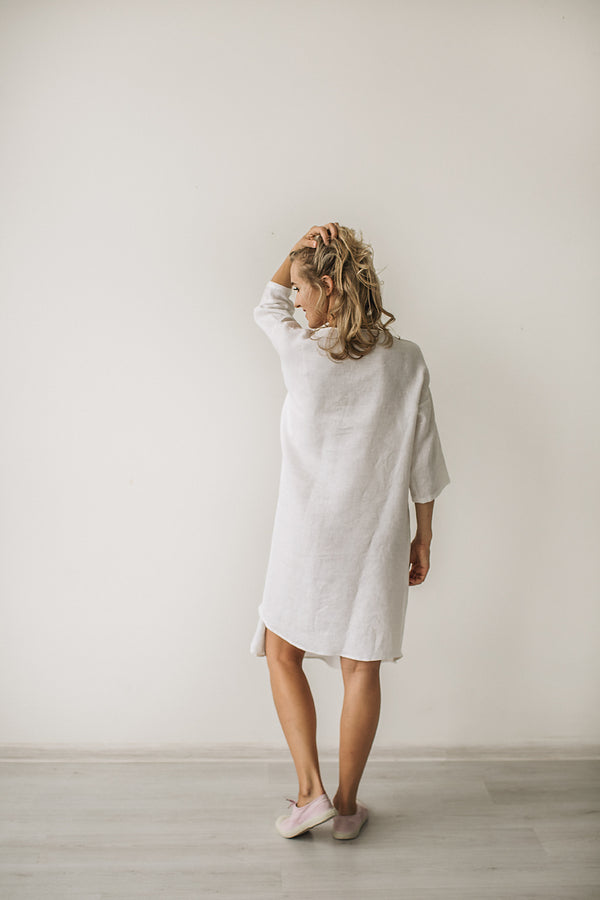 Linen labor shirt